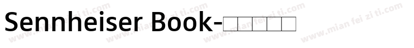 Sennheiser Book字体转换